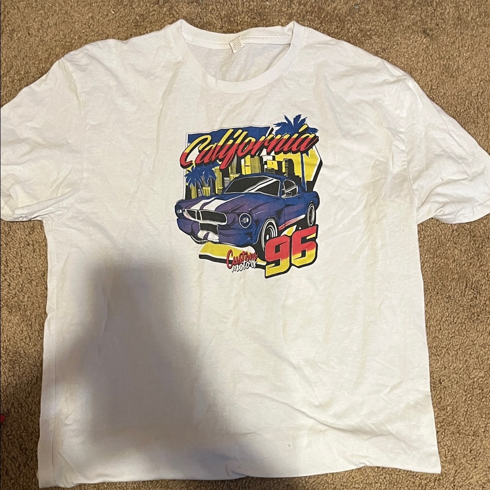 White California Graphic T-Shirt